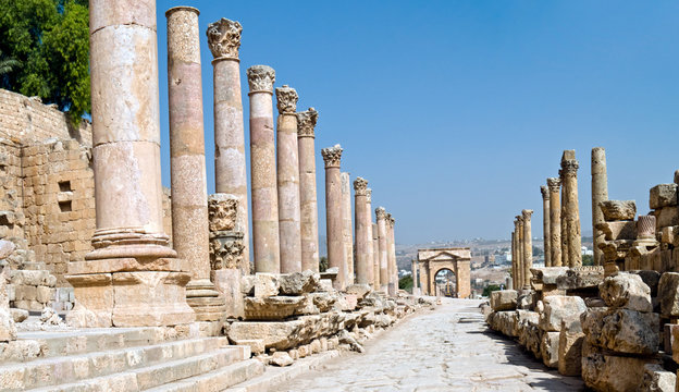 Roman city Jerash, Jordan