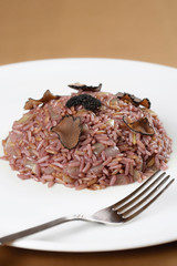 Rice with a truffle