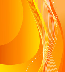 Abstract orange background. Vector illustration