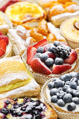 Assorted tarts and pastries © Elenathewise