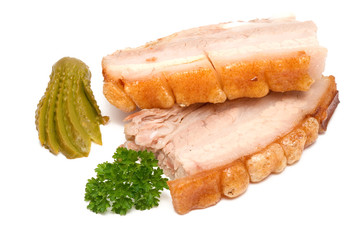 Gegrillter Schweinebauch