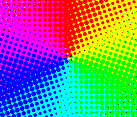 Obraz premium Dotted Colors