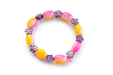 Bracelet isolated on the white background