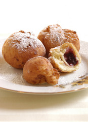 Doughnuts with jam