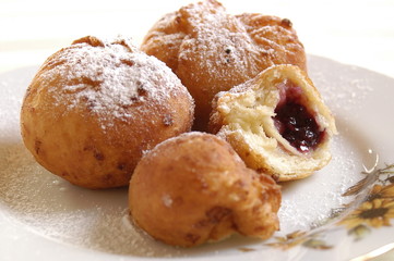 Doughnuts with jam