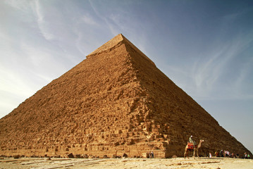 Fototapeta na wymiar Chefrena Piramida w Gizie