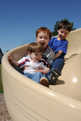 Fototapeta premium Sliding fun