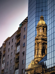 Fototapeta na wymiar Katedra w Santiago de Chile