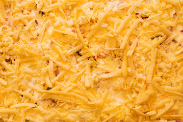 finely grated cheese, texture