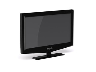 3D render of  LCD monitor