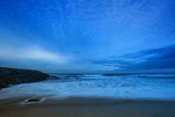 Fototapeta na wymiar Beach at sunset
