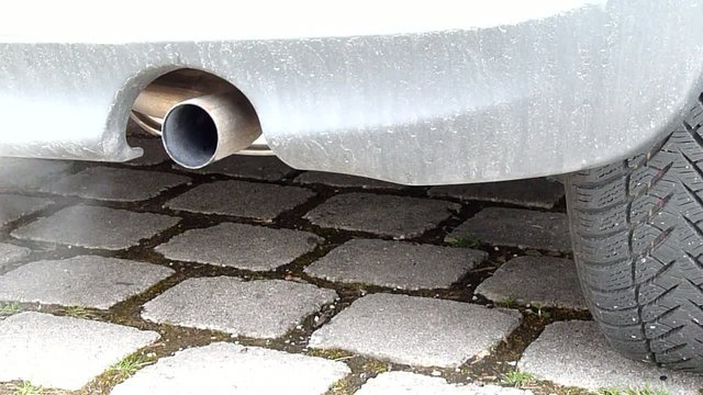 Auto Abgase Umweltverschmutzung und Klimawandel