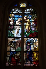  France, vitraux de l’église Saint Martin de Triel © PackShot