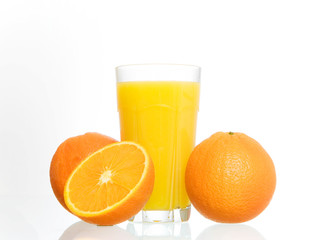 orange juice with oranges