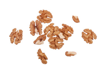 Background from the cleared walnuts