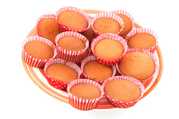 Many cupcakes