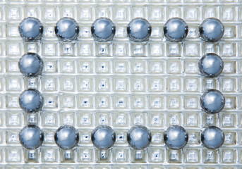 framework from steel spheres
