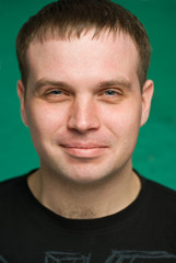 Fototapeta premium Portrait of the smiling young man