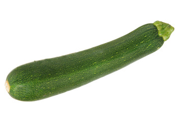Zucchini isolated on white background