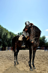 horse riding