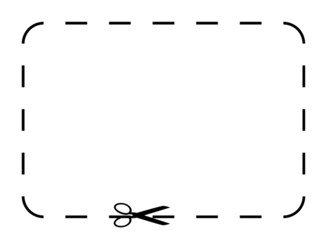 Blank coupon or voucher