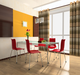 Interior of the room