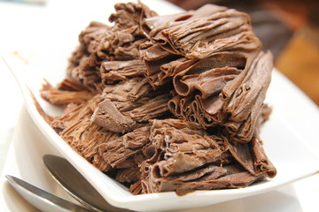 Shaved Chocolate Sorbet