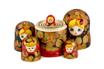 Russian nesting dolls ( babushkas or matryoshkas ) - 21744638