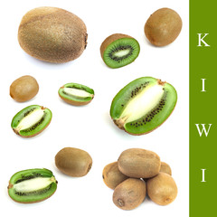 Fototapeta premium set of kiwi