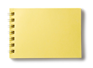 Notepad isolated on the white background