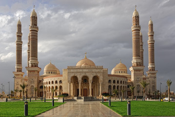 The AL-Saleh mosque in Sanaa, Yemen