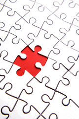 Fototapeta premium Jigsaw puzzle