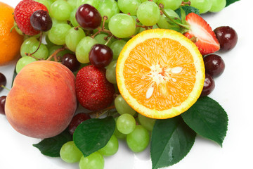 Still-life of fresh fruit