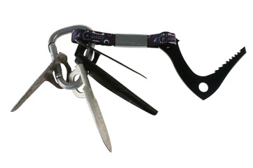 Used Knifeblades, Bugaboos and Pitons