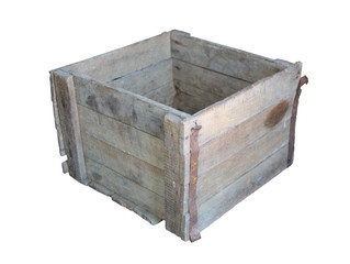 Old wooden box