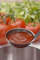 Cremoso tomate.