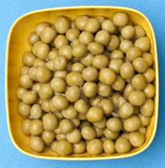 Bowl of Canned Peas
