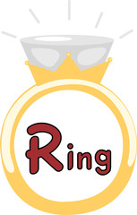 alphabet R for ring