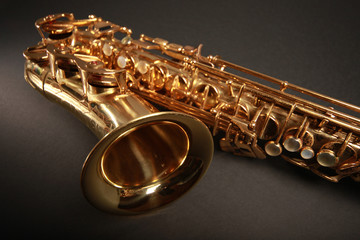 Obraz premium golden on black