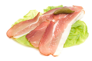 Roher Schweineschinken