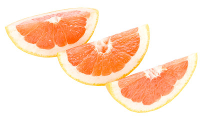 Fototapeta na wymiar grapefruit peaces