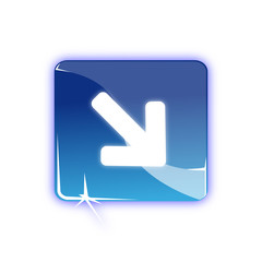 Picto fleche bas droite - Icon arrow