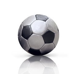 Naklejka premium Soccer ball isolated on the white background