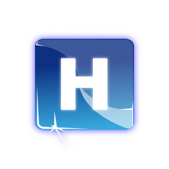 Picto lettre H - Icon letter h