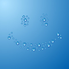Water smiley.