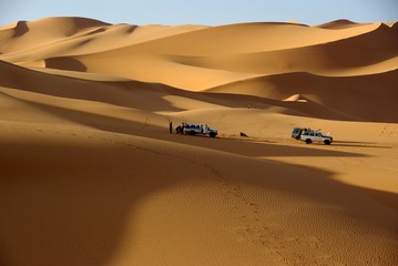 Fototapeta na wymiar Desert de Libye