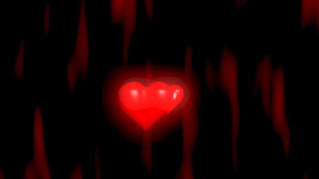 Flying hearts.