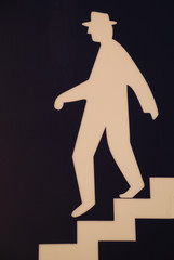 Sozialer Abstieg Harz IV Treppe