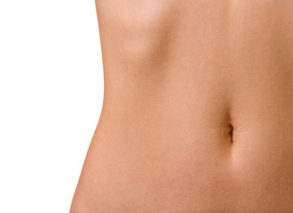 Fototapeta na wymiar Woman's belly
