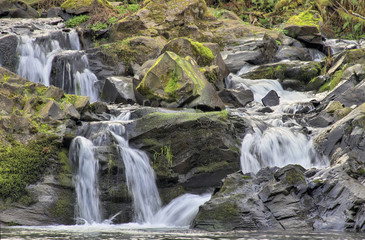 Fototapeta na wymiar Washougal River Waterfall